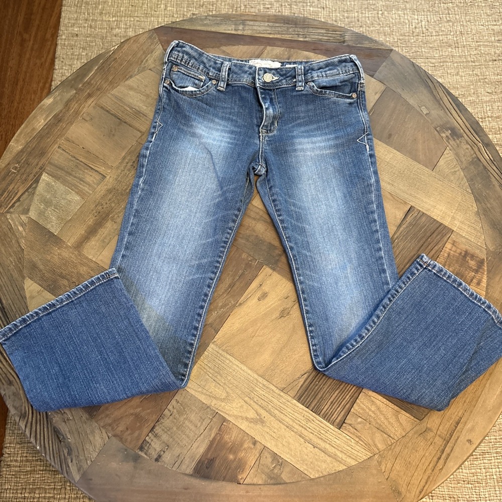 Girls Old Navy "The Darling" Low Rise Girls Size 12 Plus Boot Cut Cotton Stretch